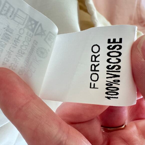 Joelik Womens M Lined Linen Blend Soft Shorts Off White Old Money Neutral Casual - Picture 11 of 12